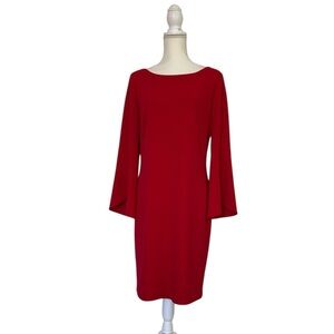 JESSICA HOWARD Elegant Red Women's Dress zs 12